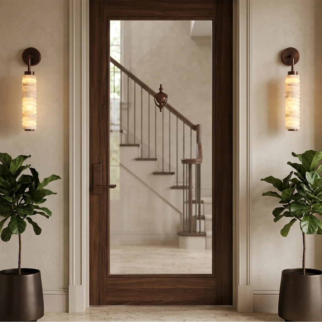 Spiral Alabaster Wall Lamp | wildoxy