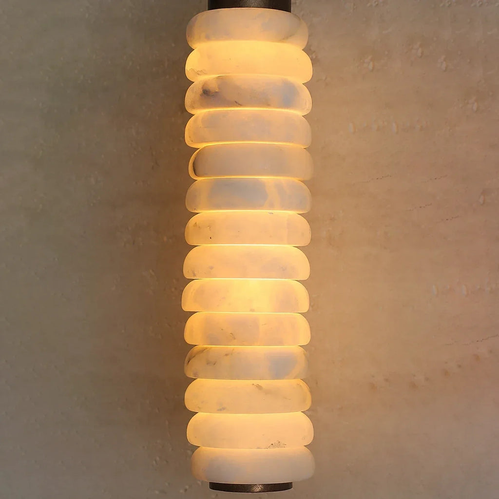 Spiral Alabaster Wall Lamp | wildoxy