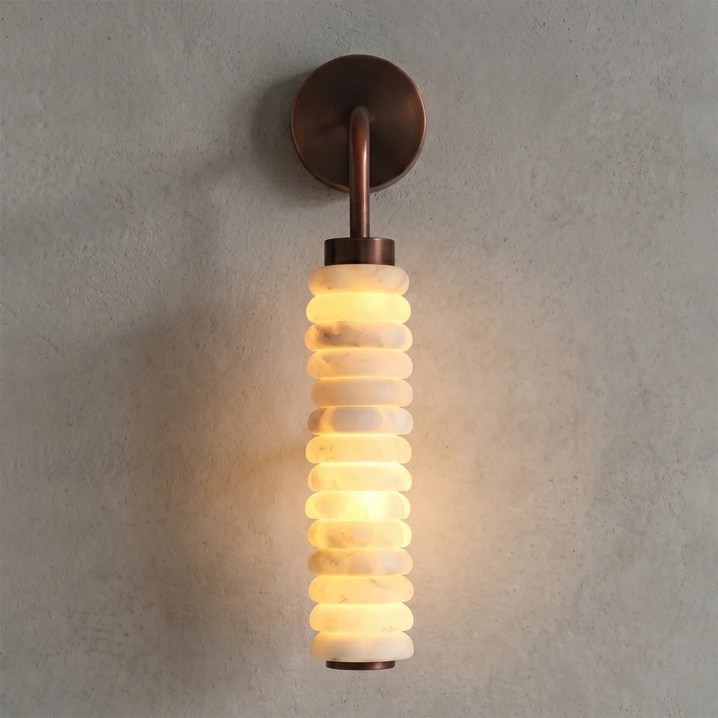 Spiral Alabaster Wall Lamp | wildoxy