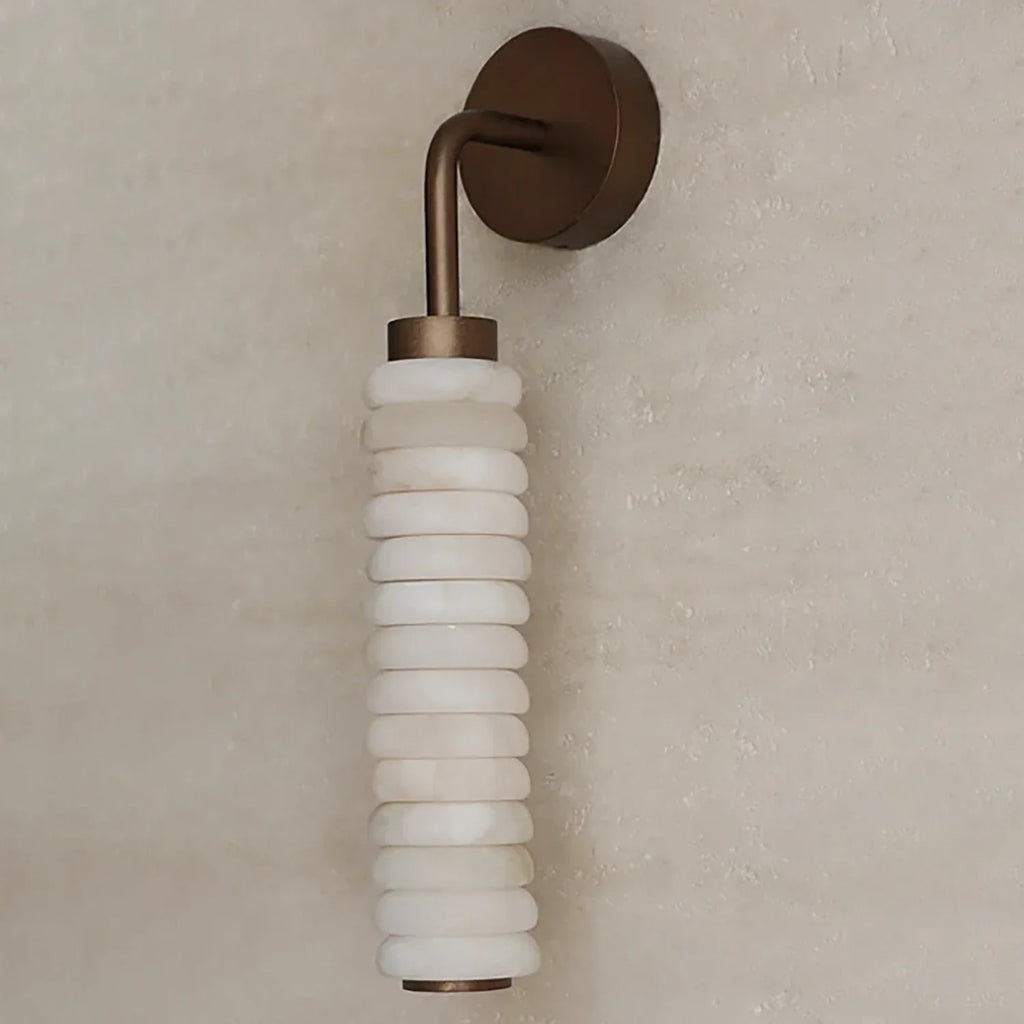 Spiral Alabaster Wall Lamp | wildoxy