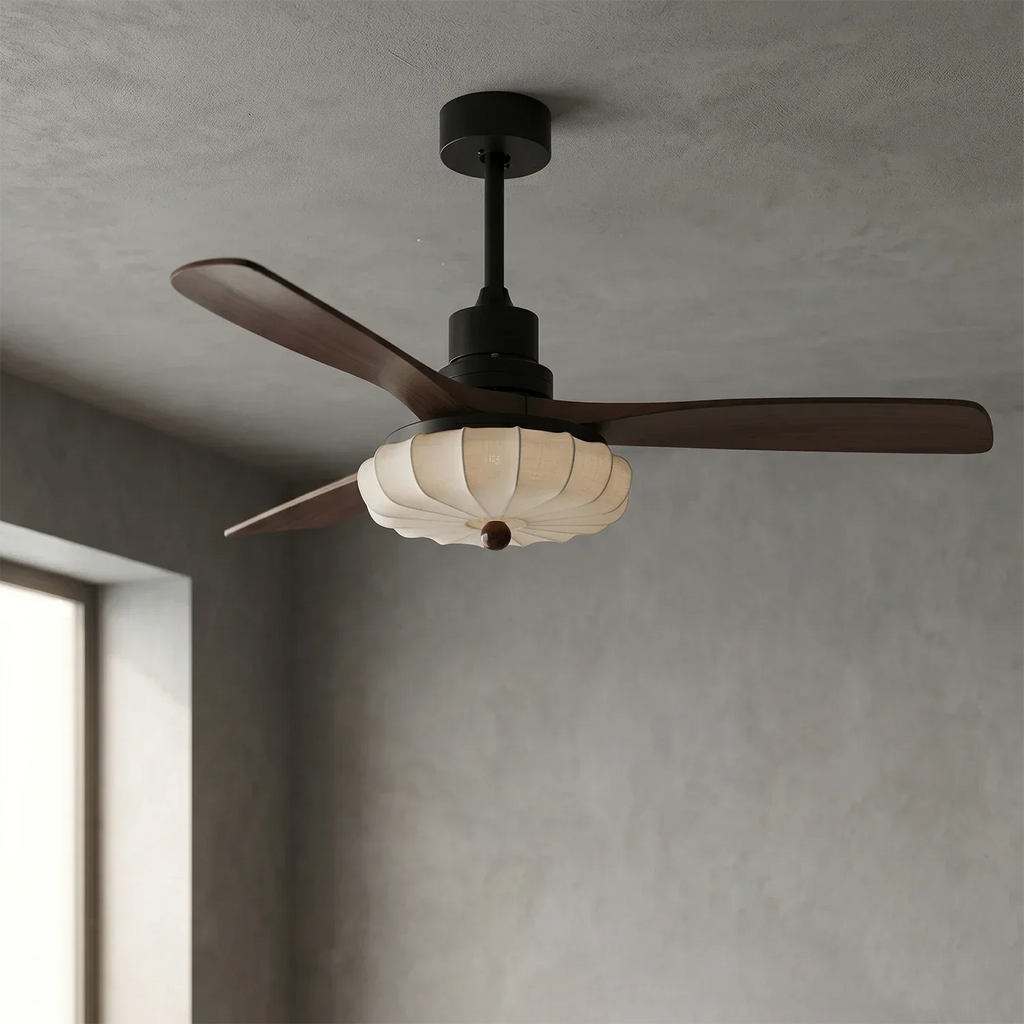 Lotus Bloom Ceiling Fan Light | wildoxy