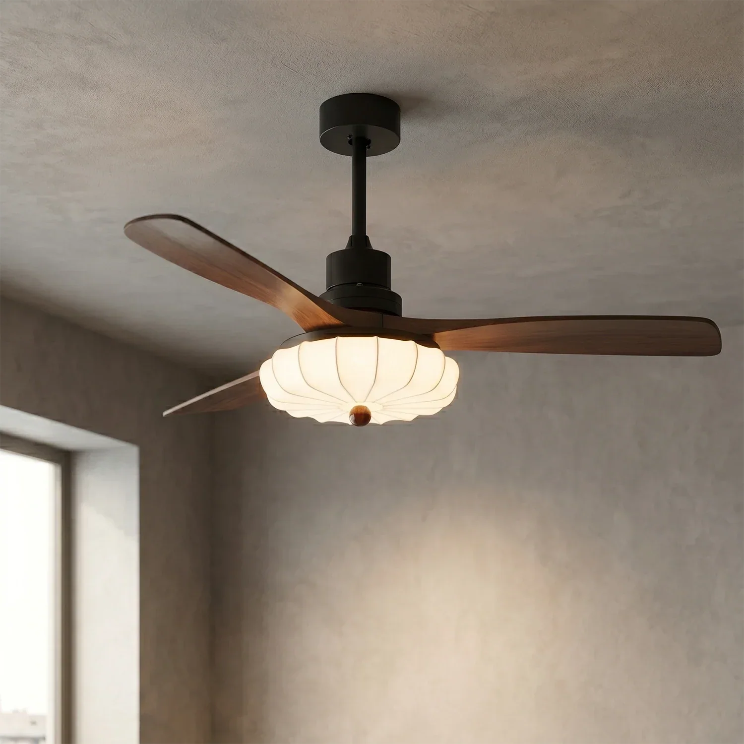Lotus Bloom Ceiling Fan Light | wildoxy