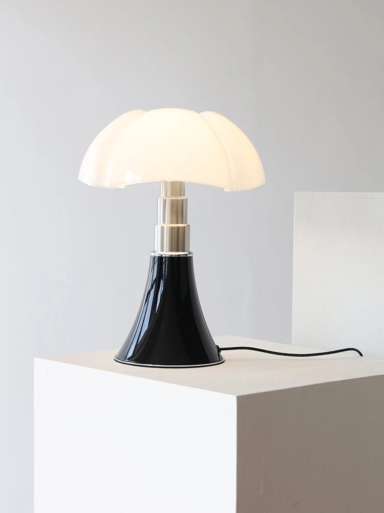 Florena Adjustable Height Bedside Table Lamp — Floral Sculptural Detail