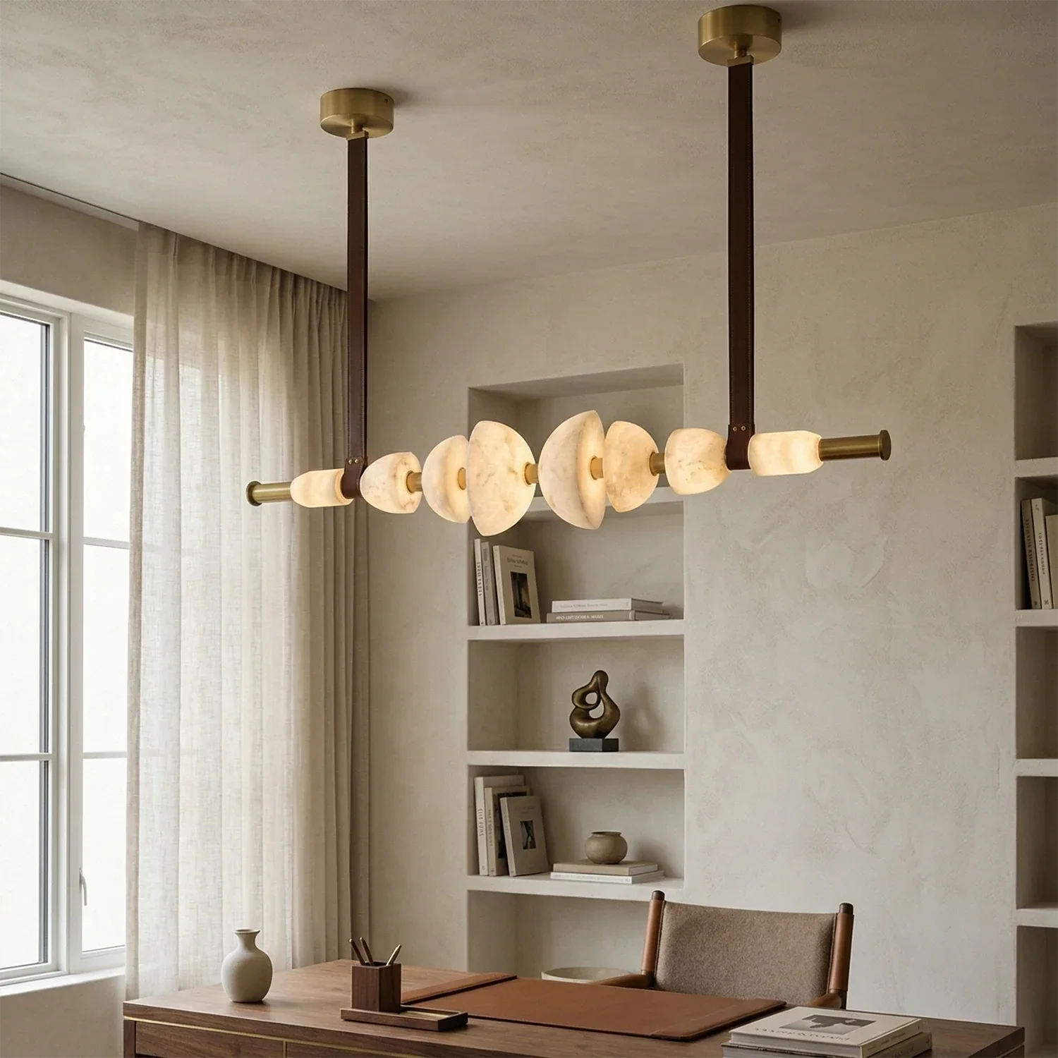 Lumina Alabaster Linear Chandelier | wildoxy
