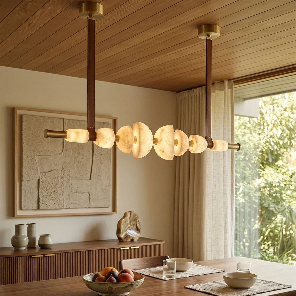 Lumina Alabaster Linear Chandelier | wildoxy