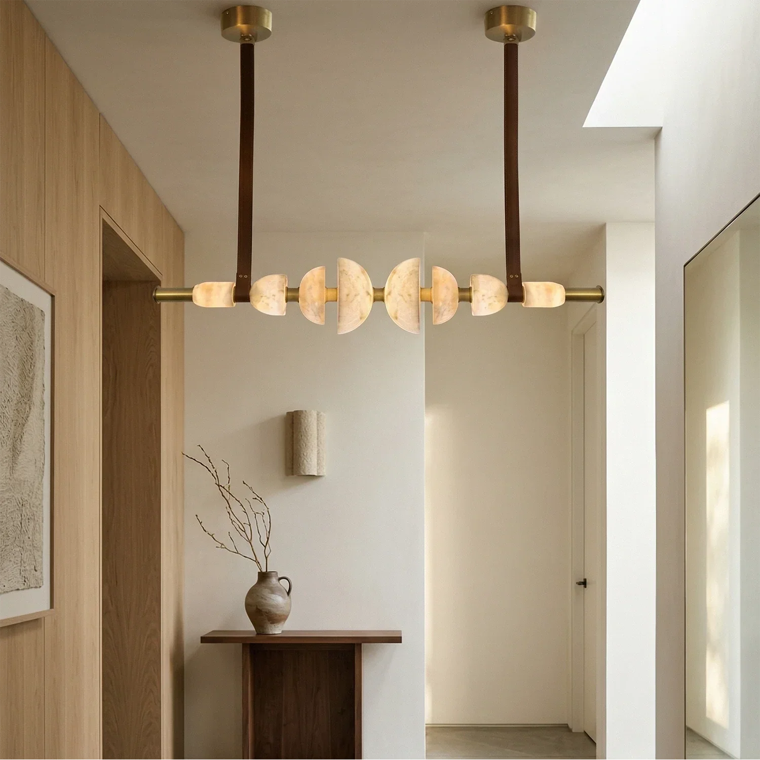 Lumina Alabaster Linear Chandelier | wildoxy