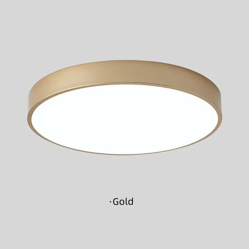 Plafon LED contemporâneo BRILLIORA — Iluminação uniforme, formato redondo