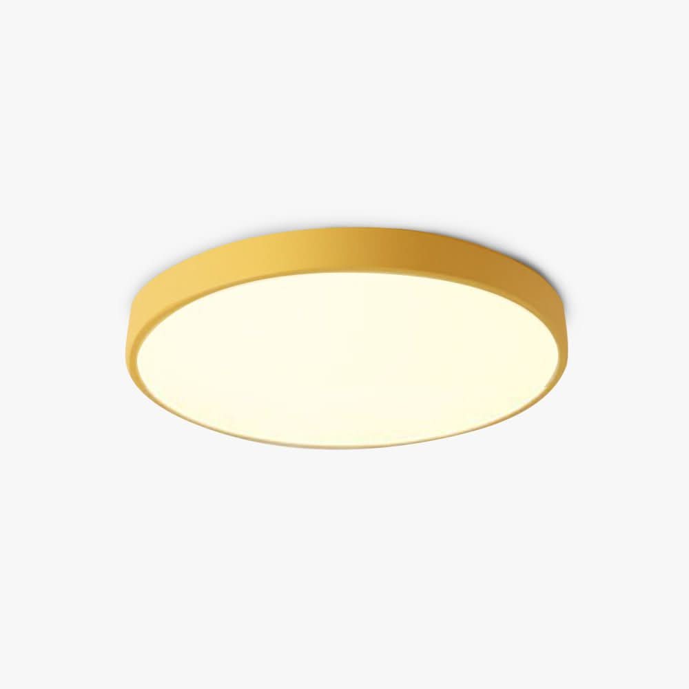 Plafon LED contemporâneo BRILLIORA — Iluminação uniforme, formato redondo