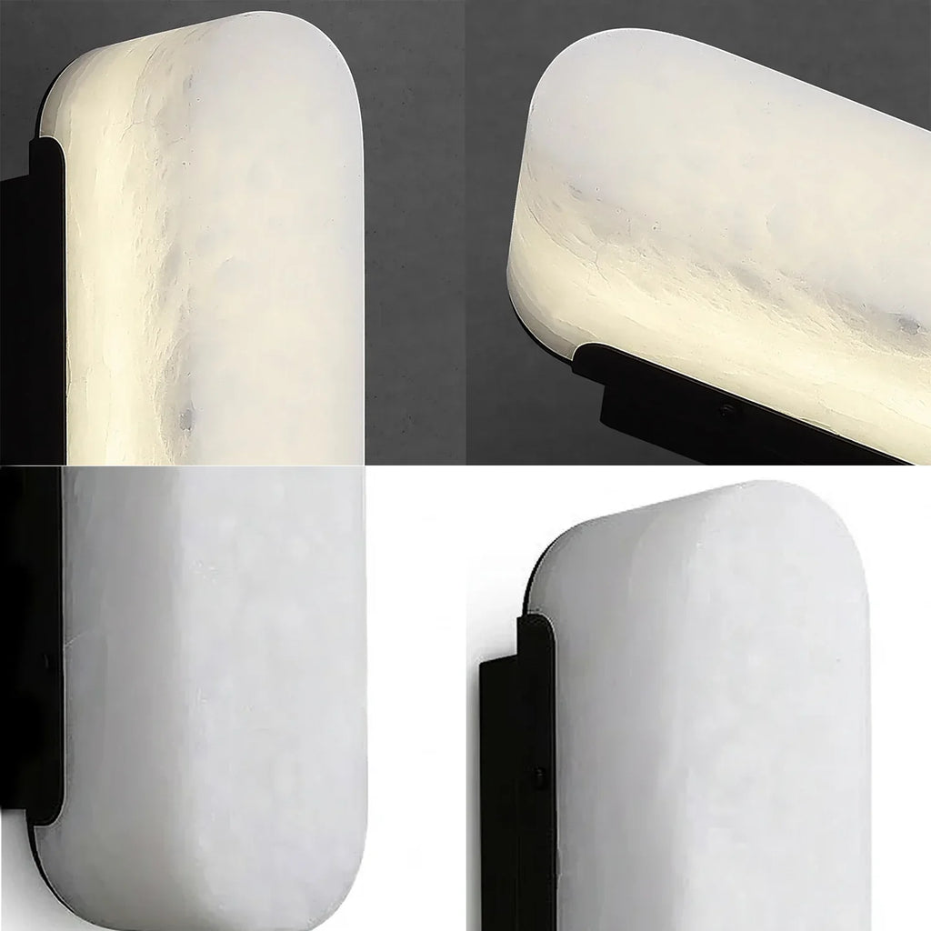 Luxury Alabaster Vertical Wall Lamp | wildoxy