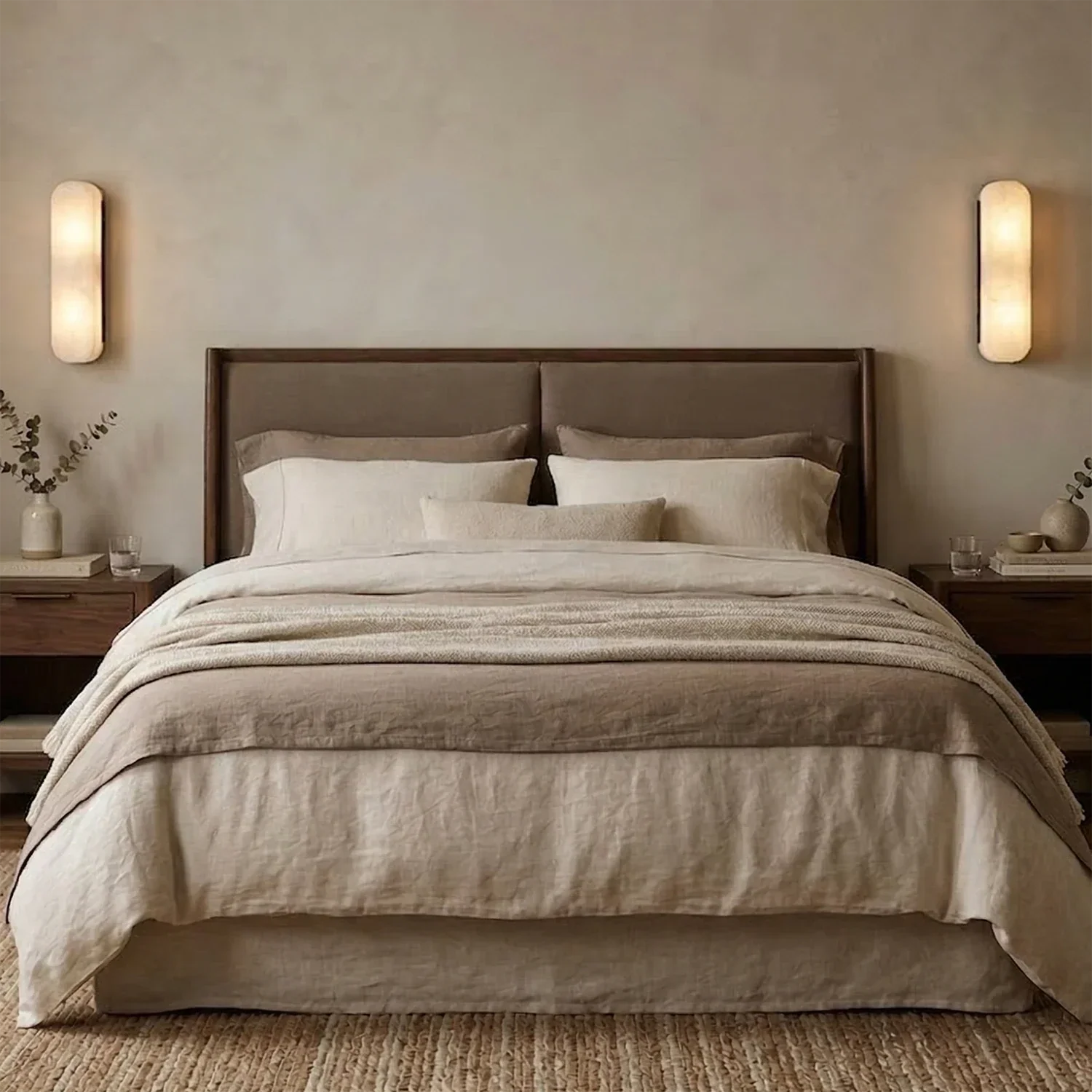 Luxury Alabaster Vertical Wall Lamp | wildoxy