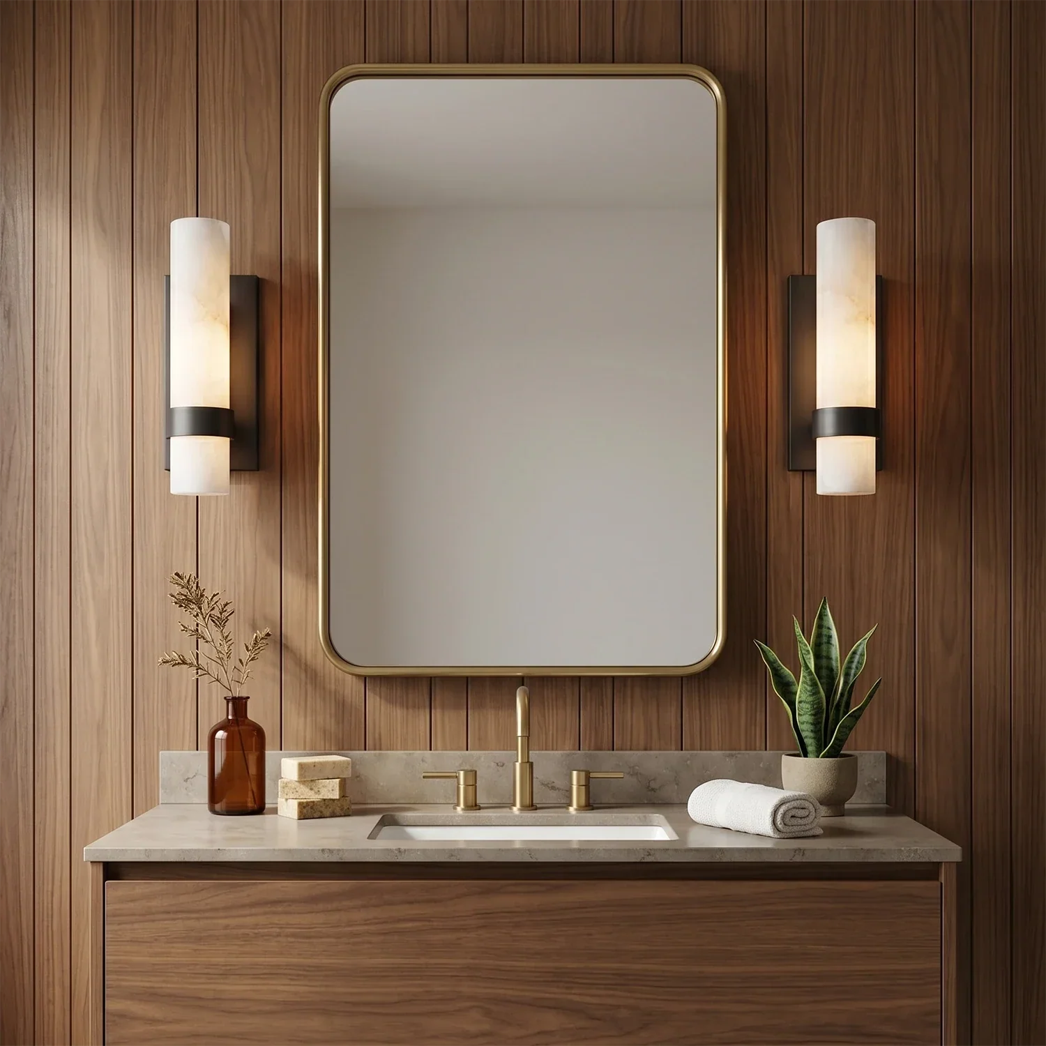 Luxury Alabaster Wall Sconce | wildoxy