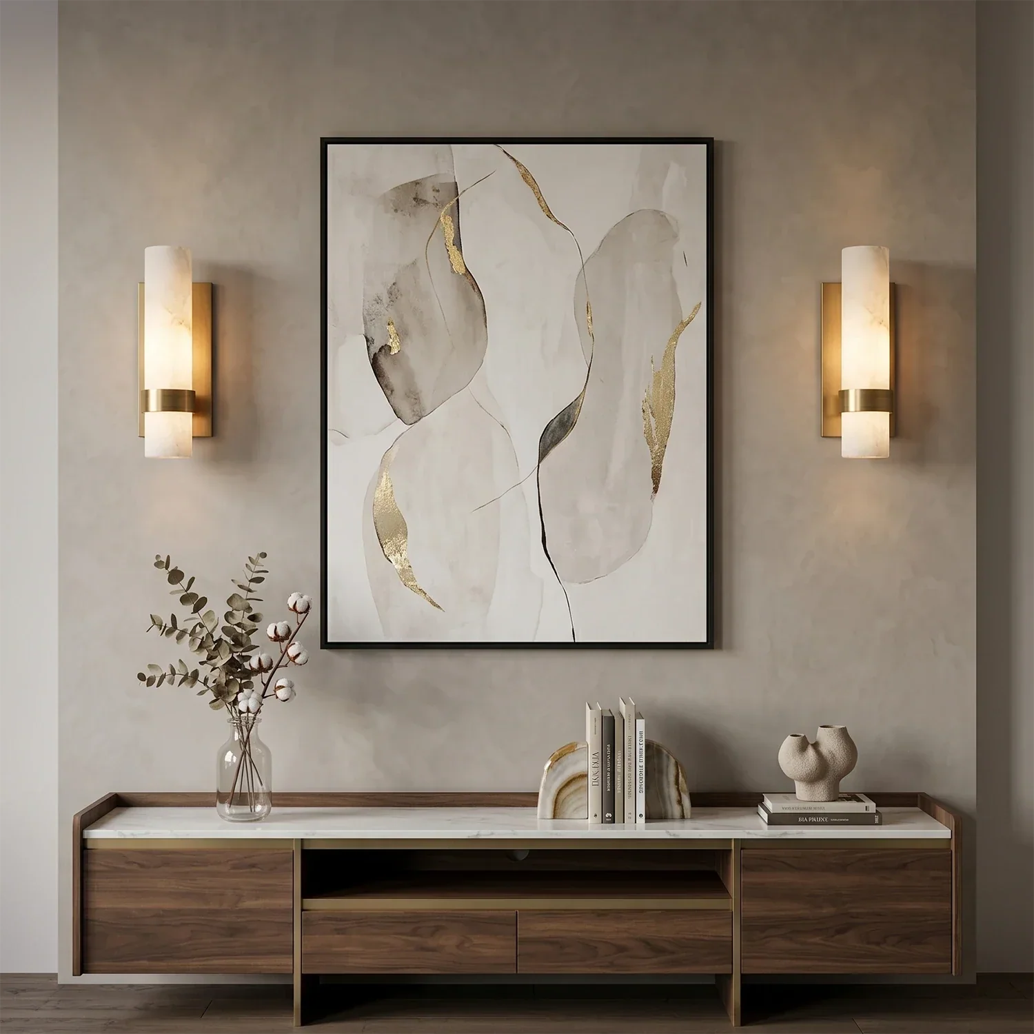 Luxury Alabaster Wall Sconce | wildoxy