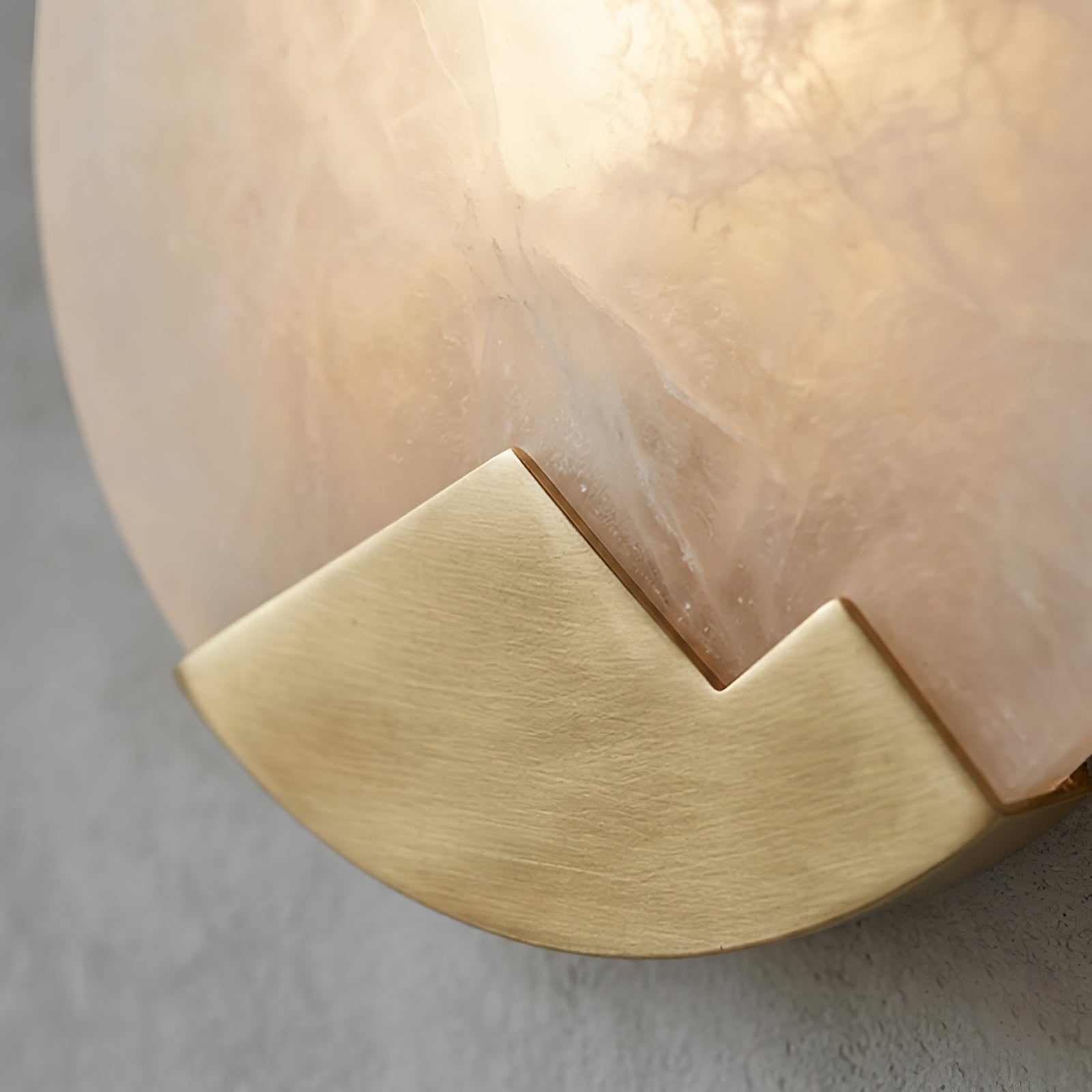 Luxury Copper Moon Alabaster Sconce | wildoxy