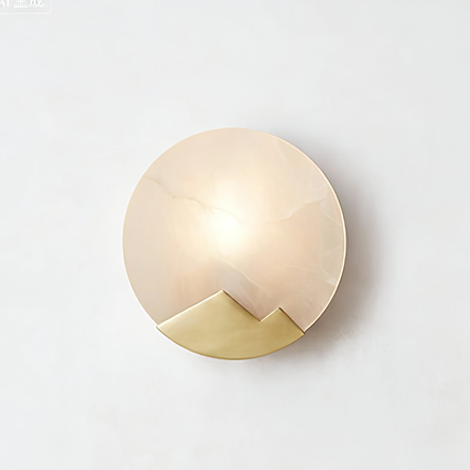 Luxury Copper Moon Alabaster Sconce | wildoxy