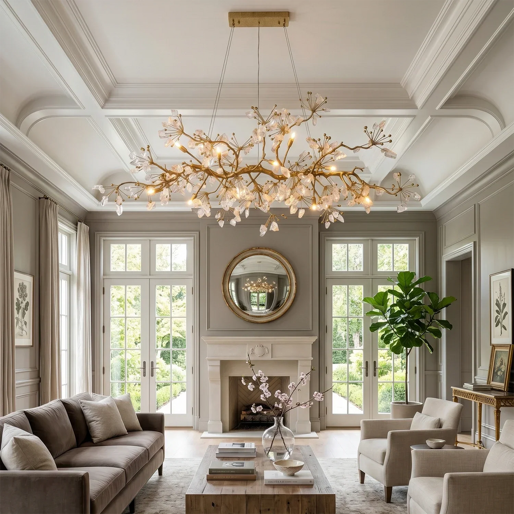 Luxury Glass Bloom Branch Chandelier | wildoxy