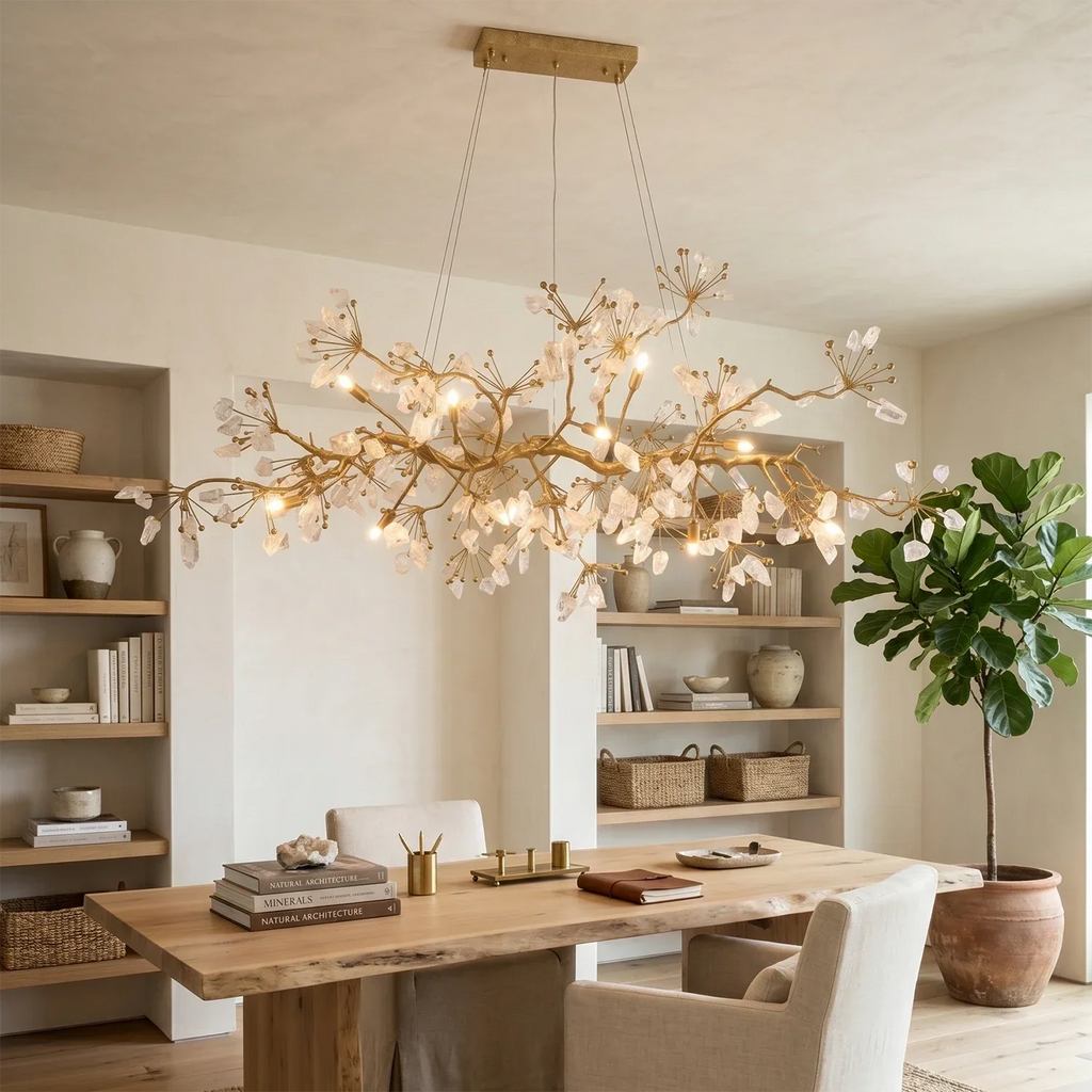 Luxury Glass Bloom Branch Chandelier | wildoxy