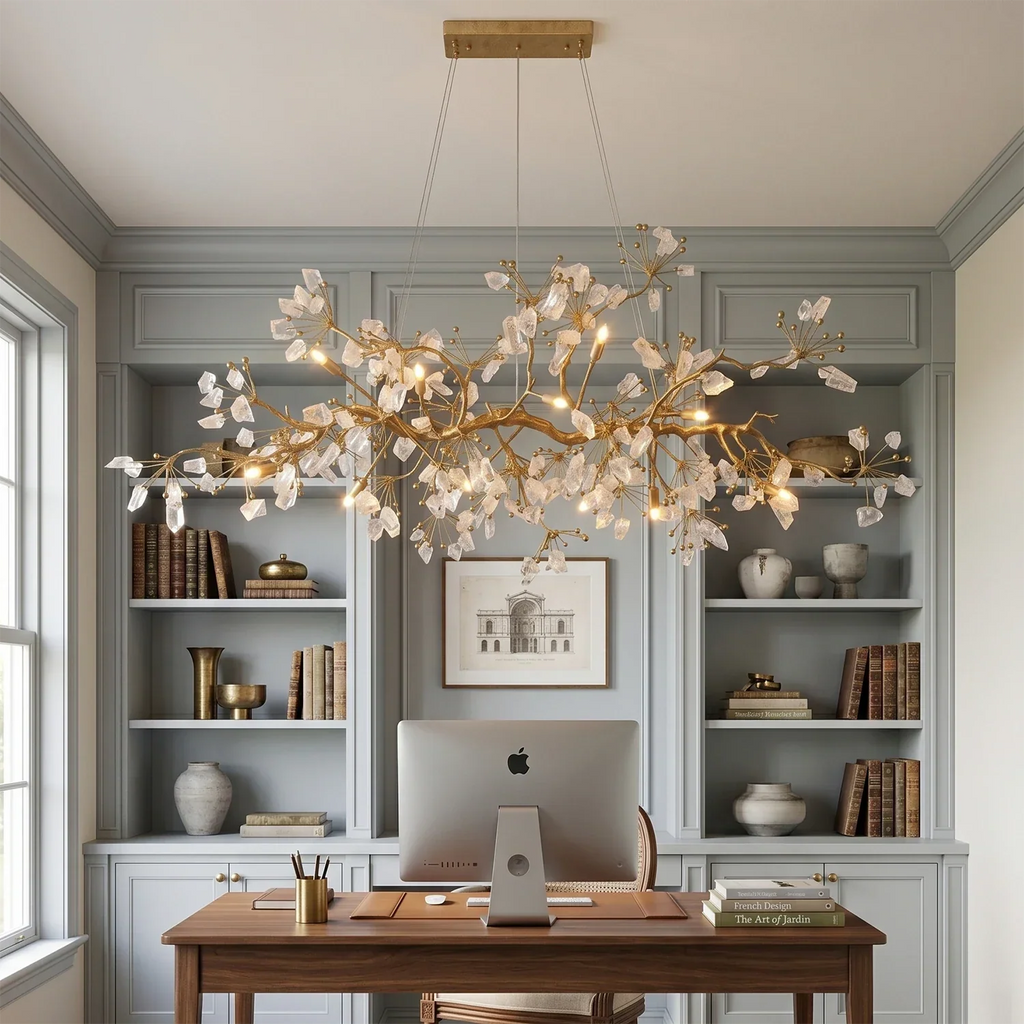 Luxury Glass Bloom Branch Chandelier | wildoxy