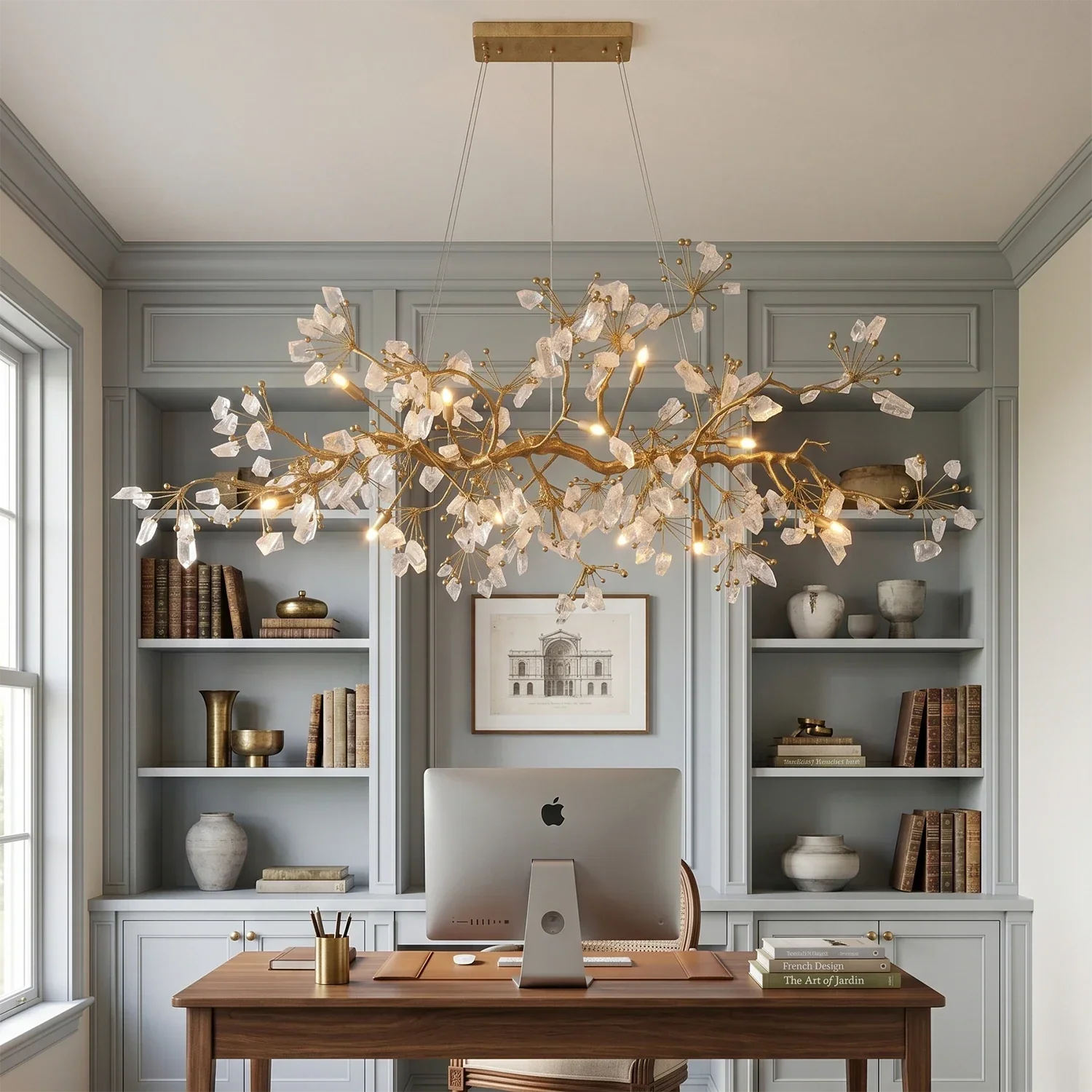 Luxury Glass Bloom Branch Chandelier | wildoxy