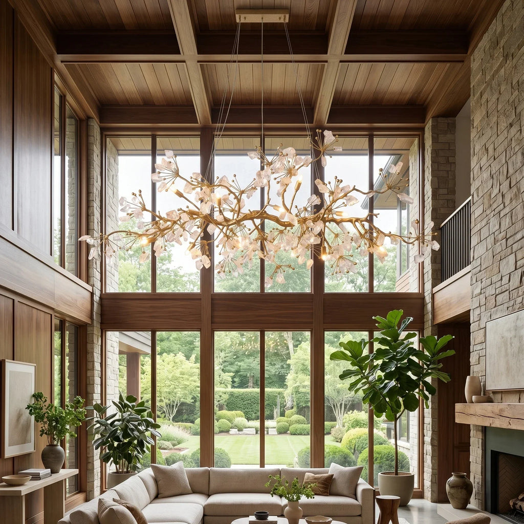 Luxury Glass Bloom Branch Chandelier | wildoxy