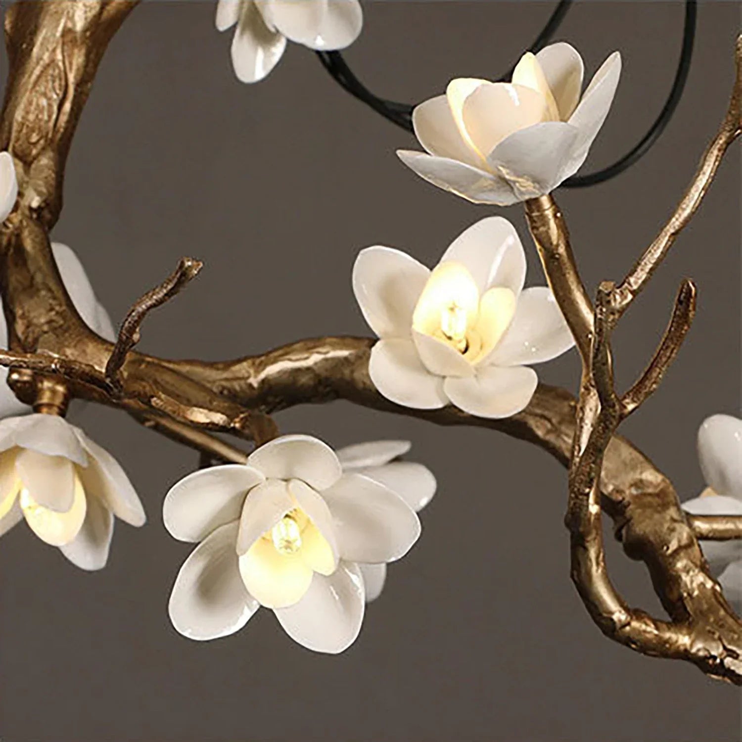 Magnolia Luxury Floral Branch Chandelier | wildoxy