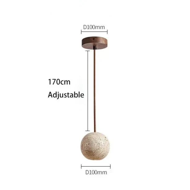 NovaLume LED Cord Pendant Light — Minimalist Design, Bulbs Included
