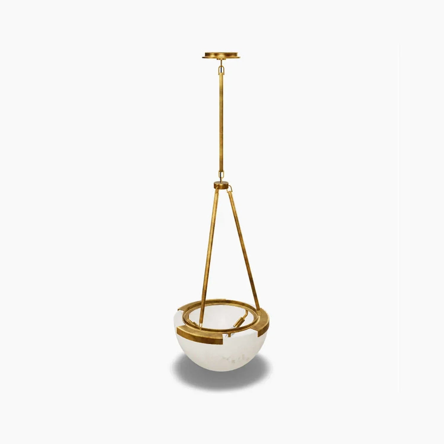 Melangee Alabaster Dome Pendant | wildoxy