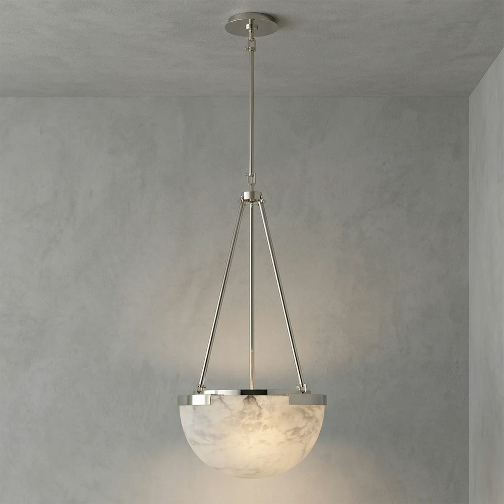 Melangee Alabaster Dome Pendant | wildoxy