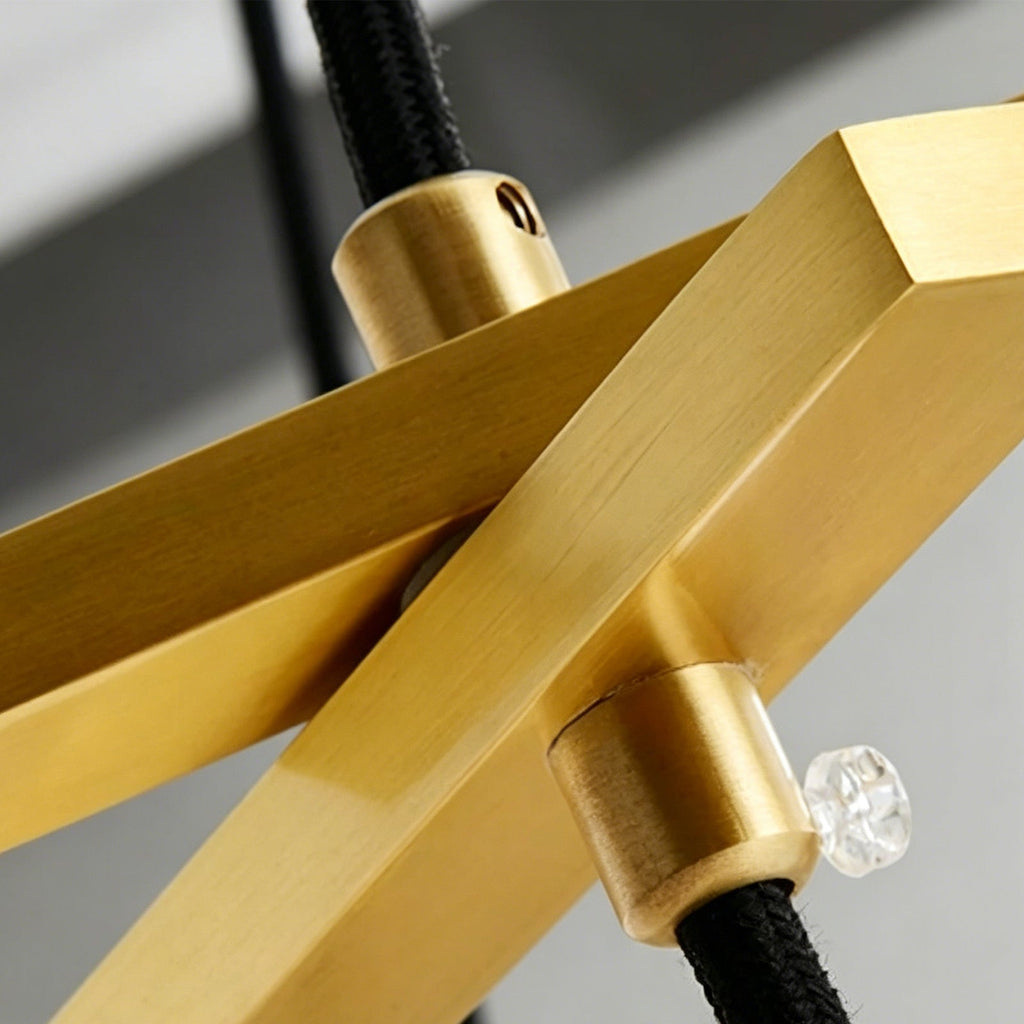 Miira Geometric Alabaster Chandelier | wildoxy