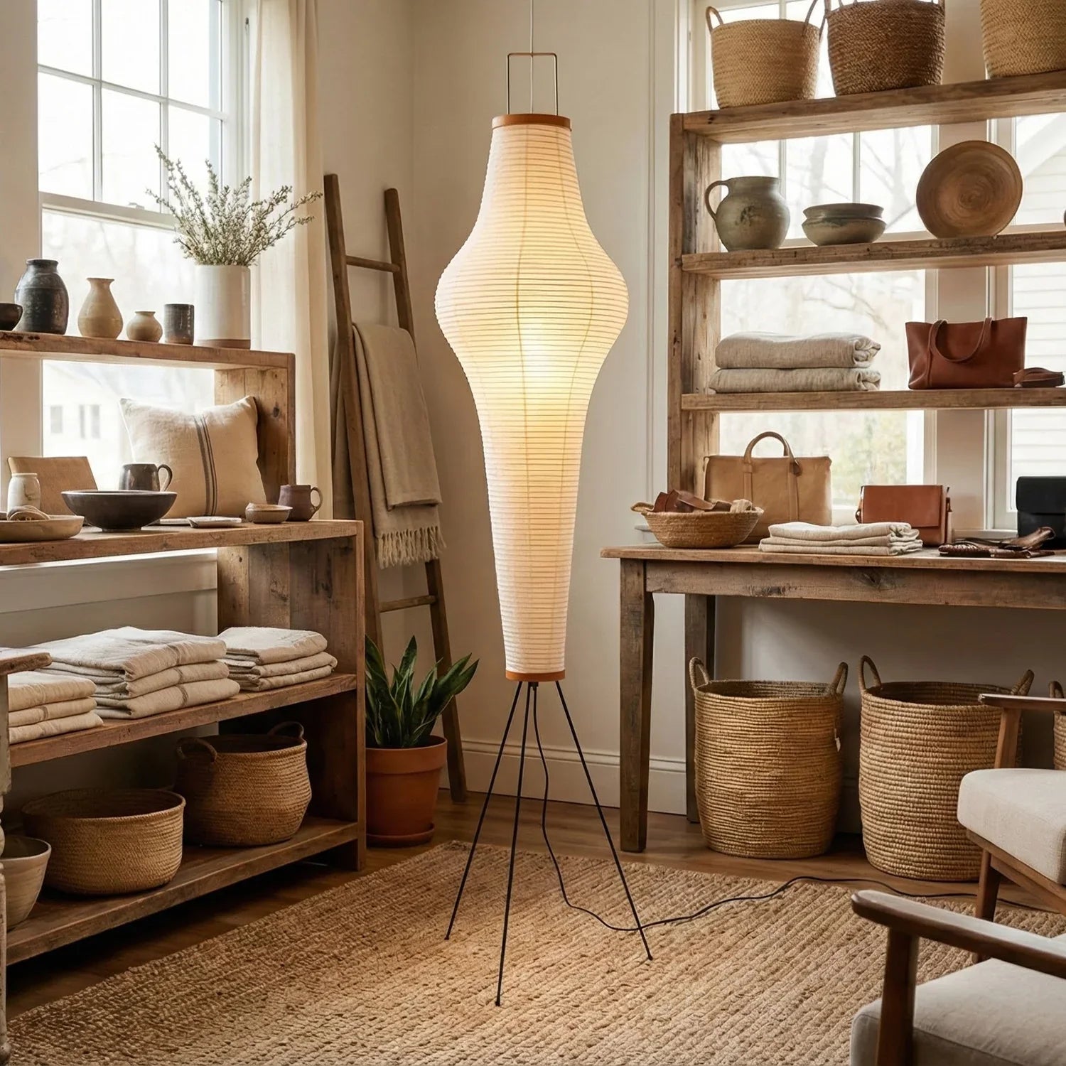 Akari Minimalist 10A 14A Floor Lamp | wildoxy