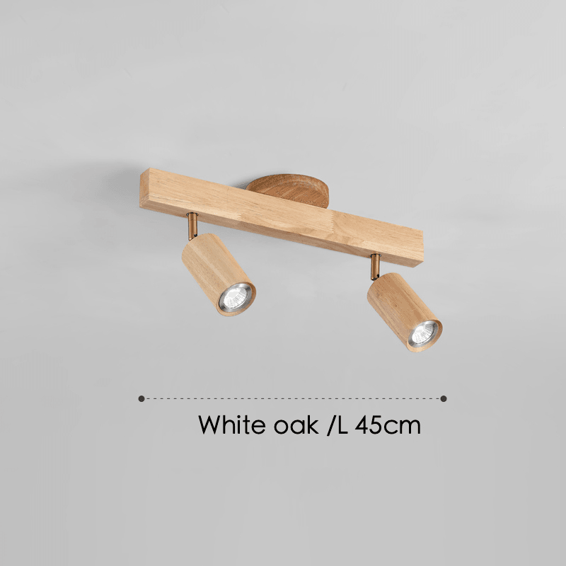Lampă de tavan modulară reglabilă din lemn — stil scandinav