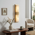 Modern Alabaster Linear Wall Sconce | wildoxy