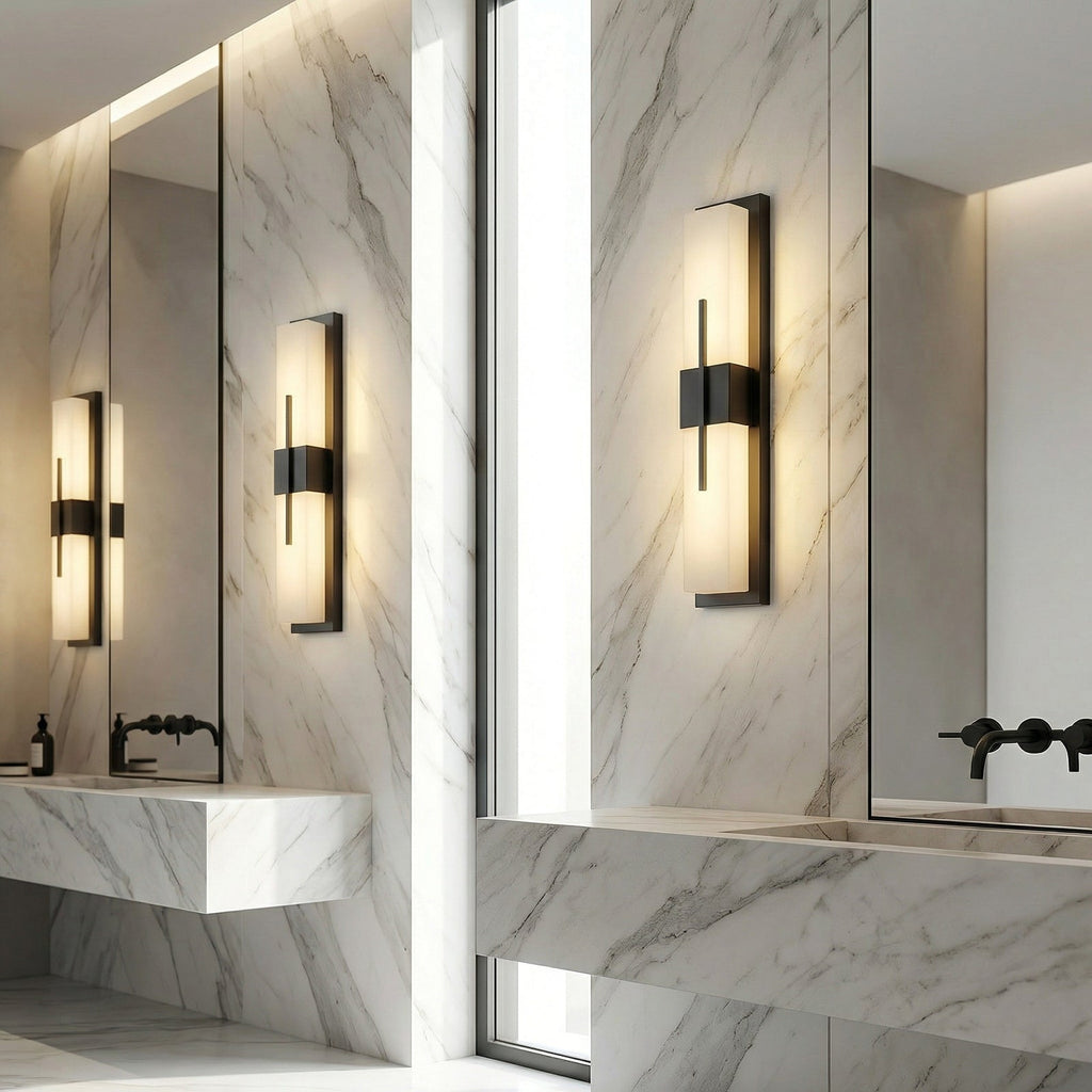 Modern Alabaster Linear Wall Sconce | wildoxy