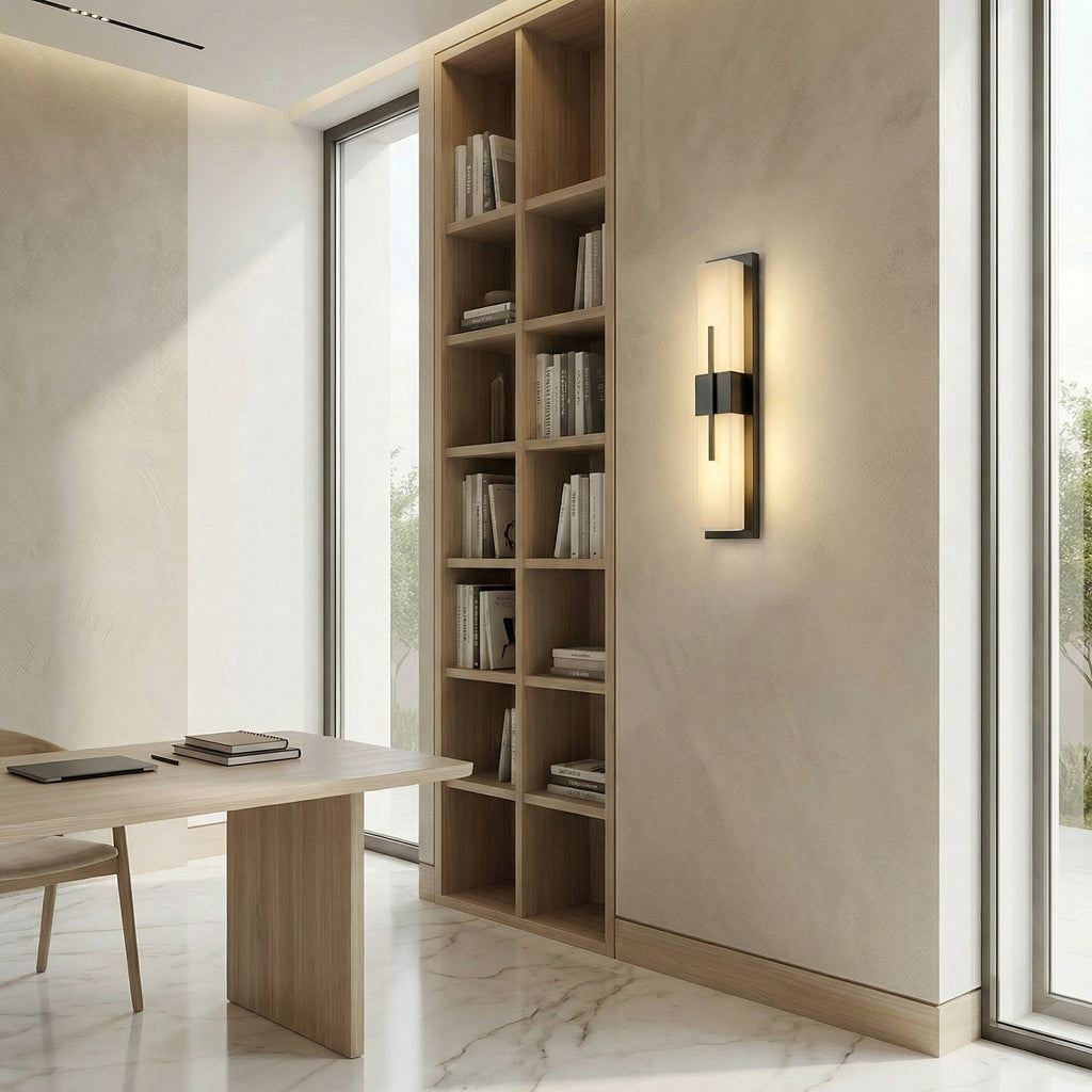 Modern Alabaster Linear Wall Sconce | wildoxy