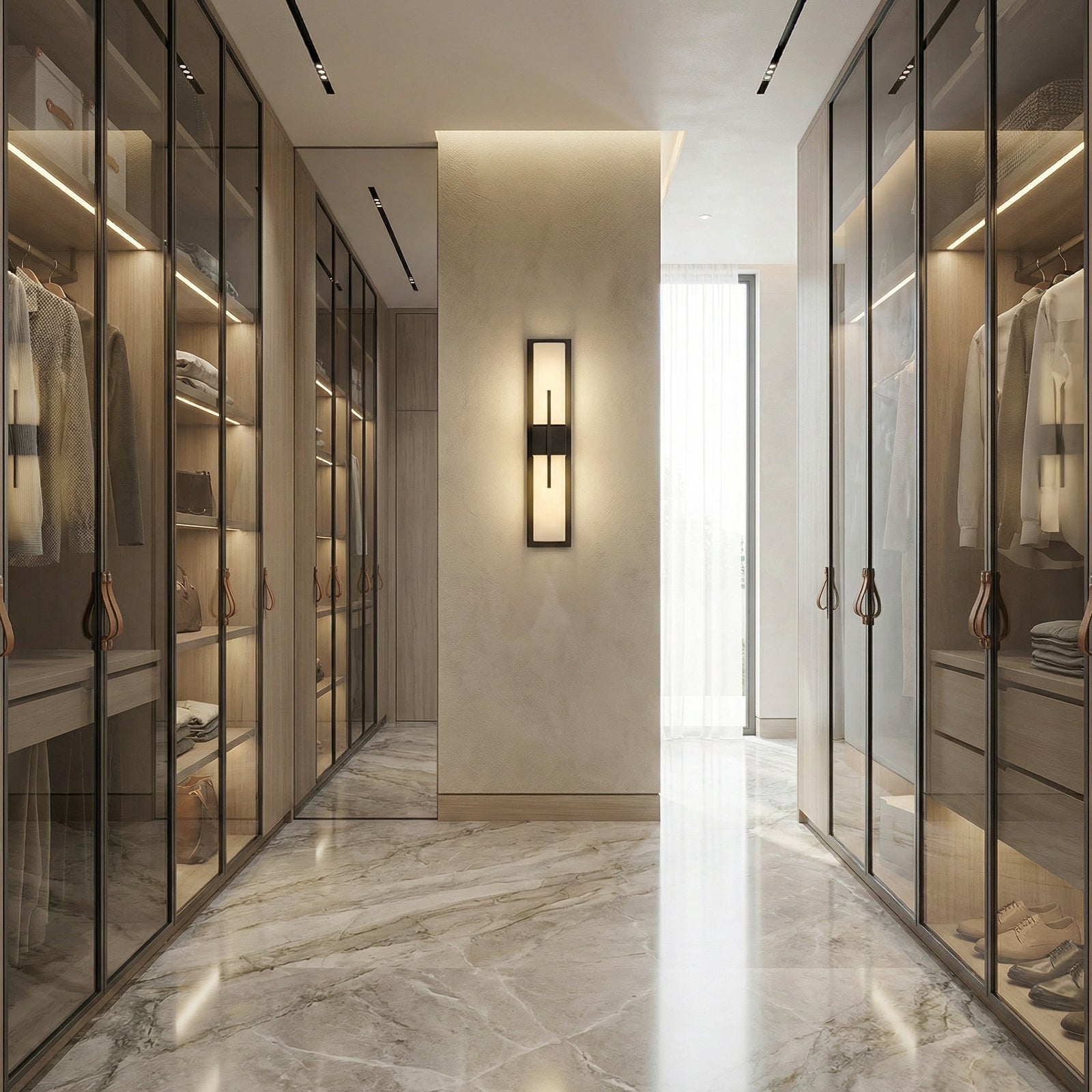 Modern Alabaster Linear Wall Sconce | wildoxy