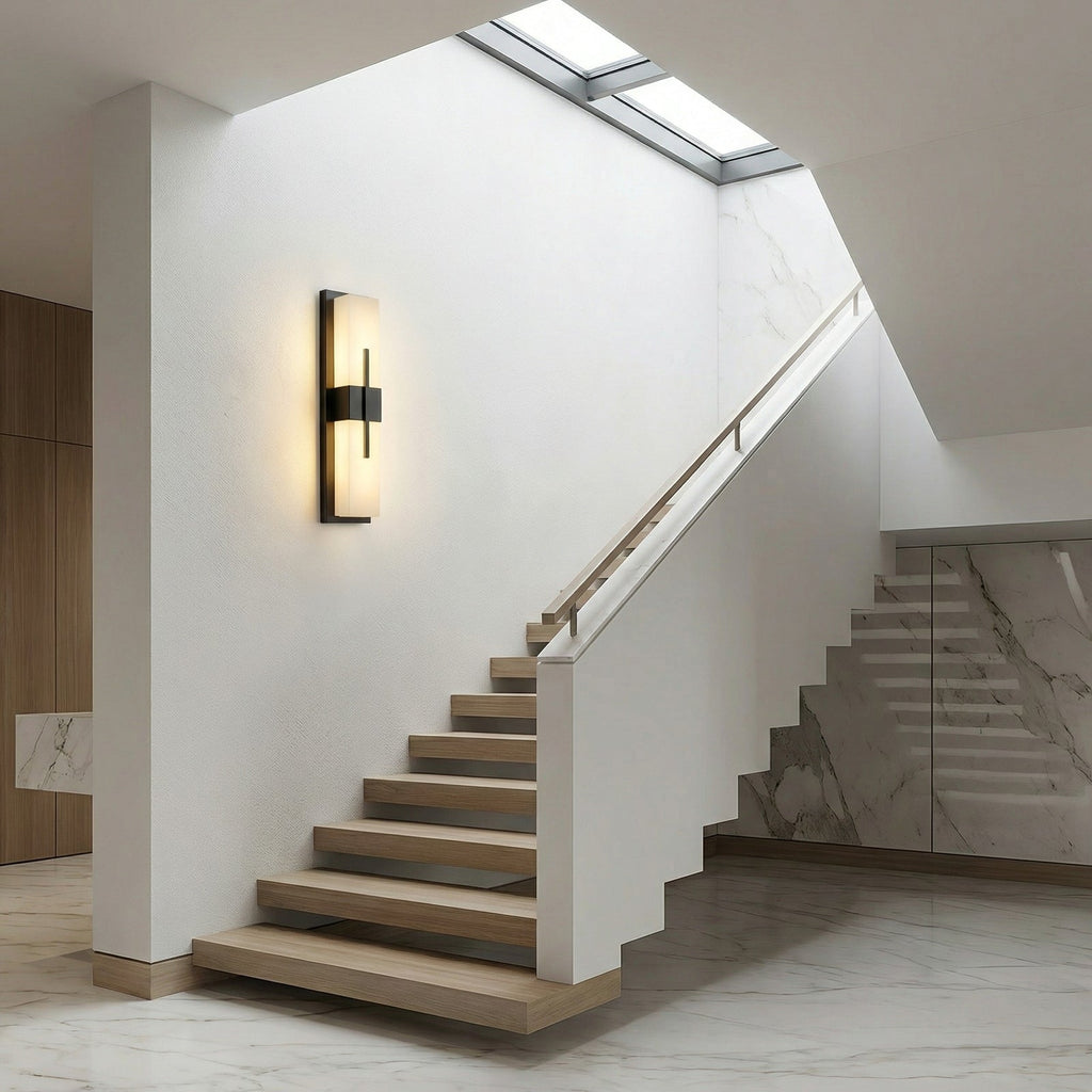 Modern Alabaster Linear Wall Sconce | wildoxy