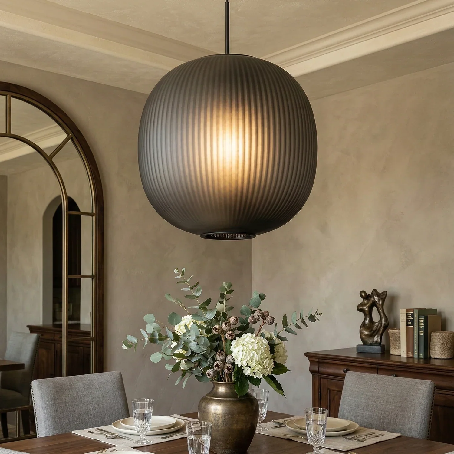 Bloom Frosted Glass Pendant Light | wildoxy