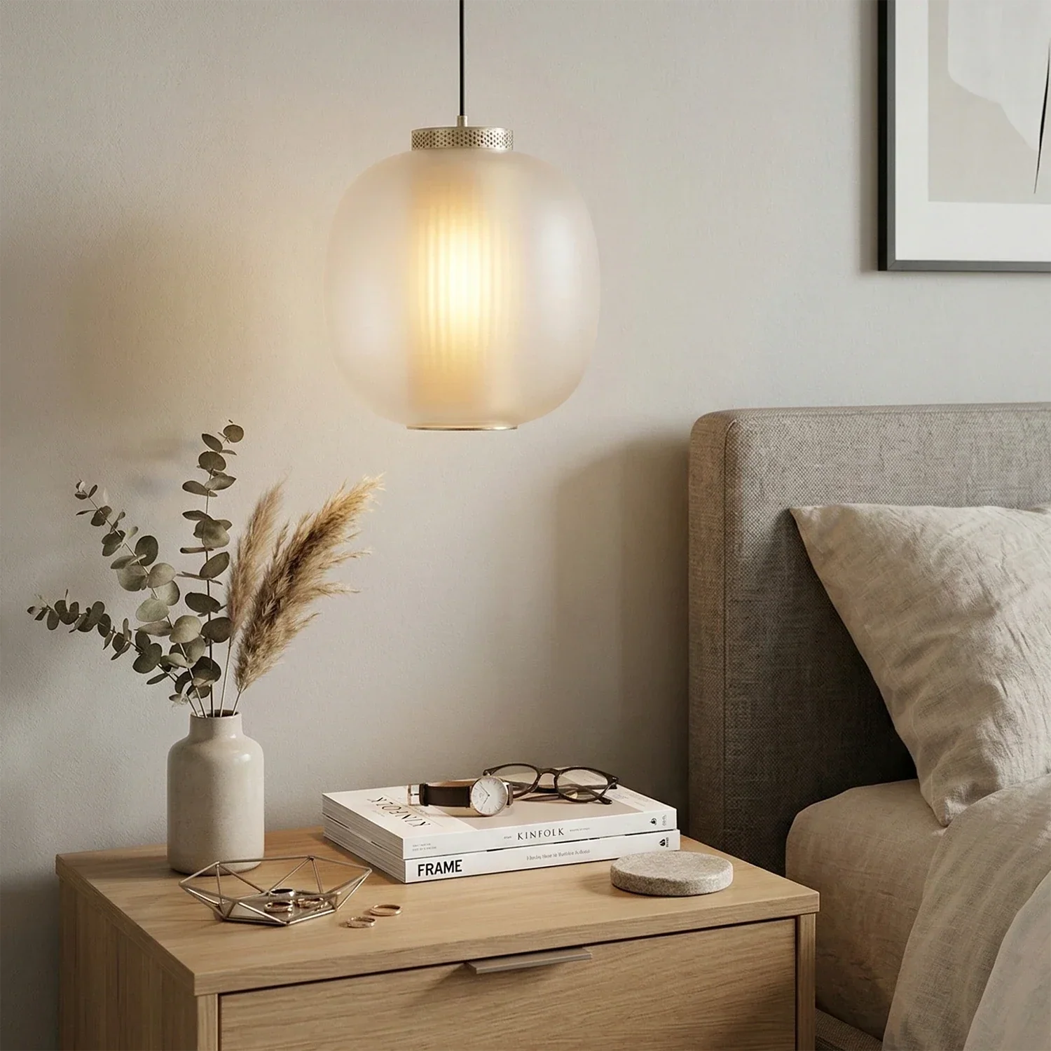 Bloom Frosted Glass Pendant Light | wildoxy