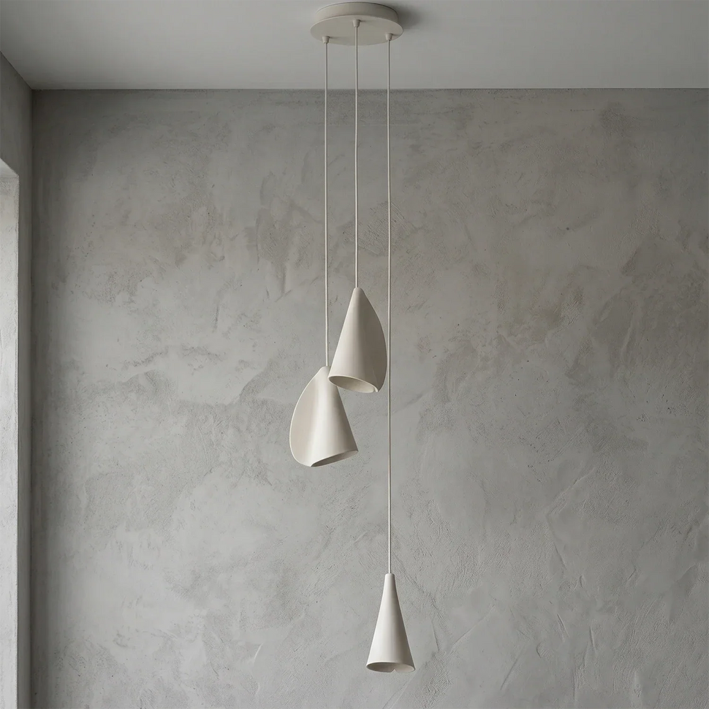 Modern Handmade Porcelain Petal Pendant Light | wildoxy