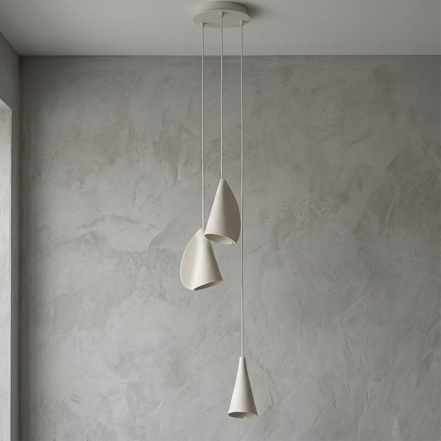 Modern Handmade Porcelain Petal Pendant Light | wildoxy