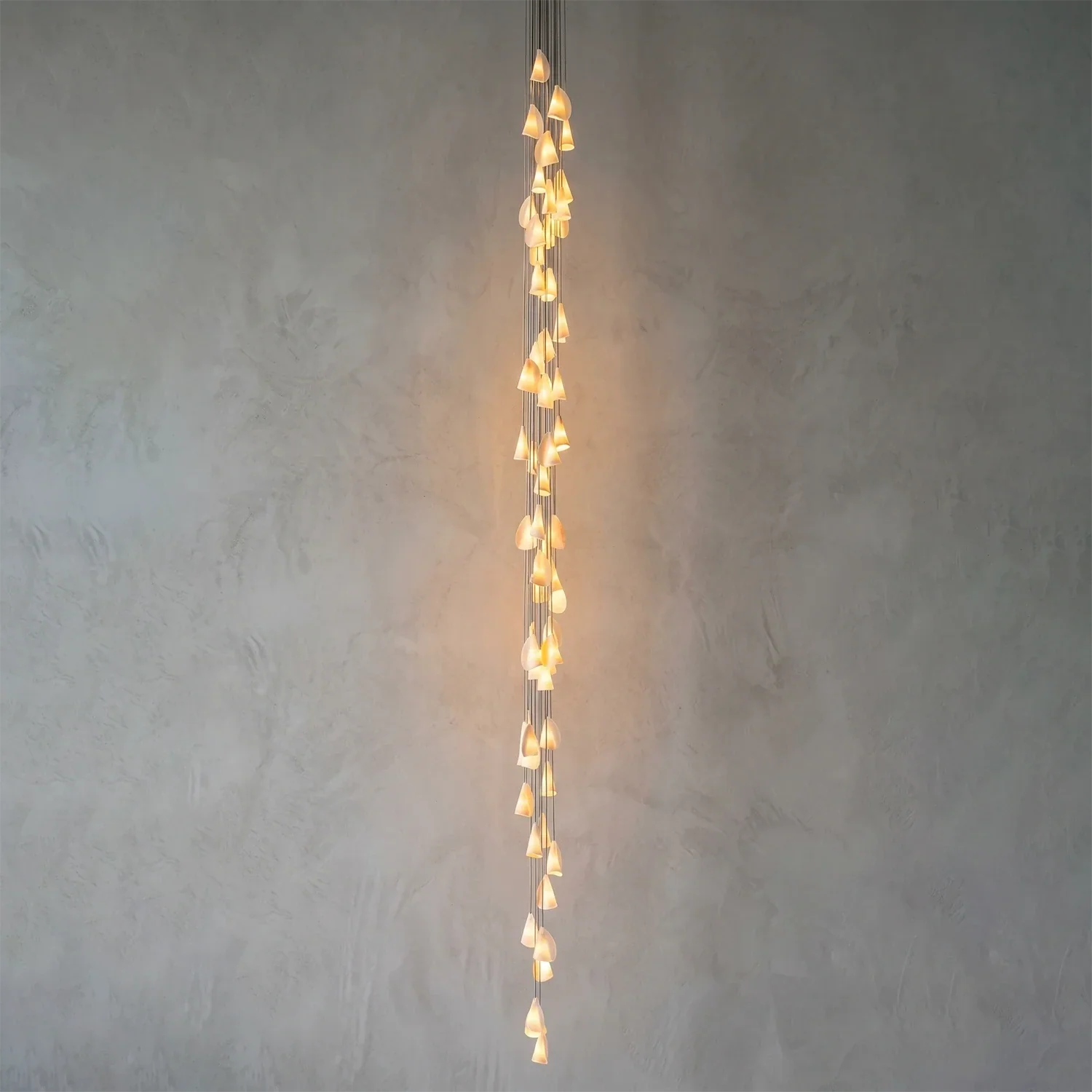 Modern Handmade Porcelain Petal Pendant Light | wildoxy