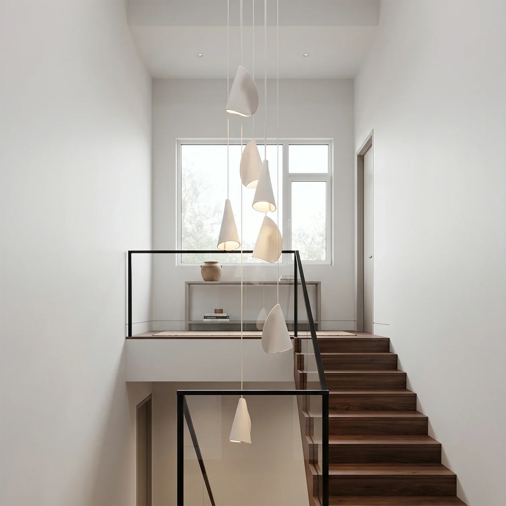 Modern Handmade Porcelain Petal Pendant Light | wildoxy