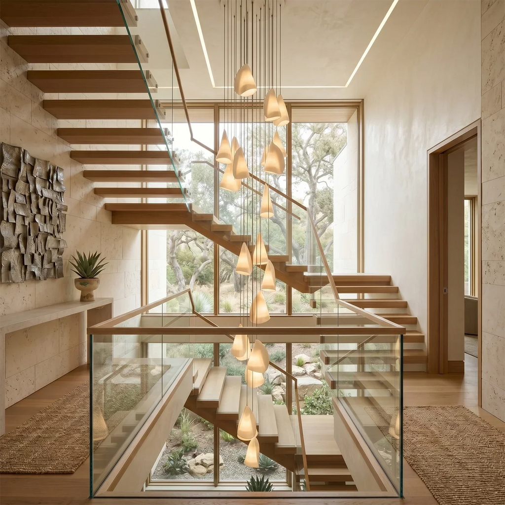 Modern Handmade Porcelain Petal Pendant Light | wildoxy