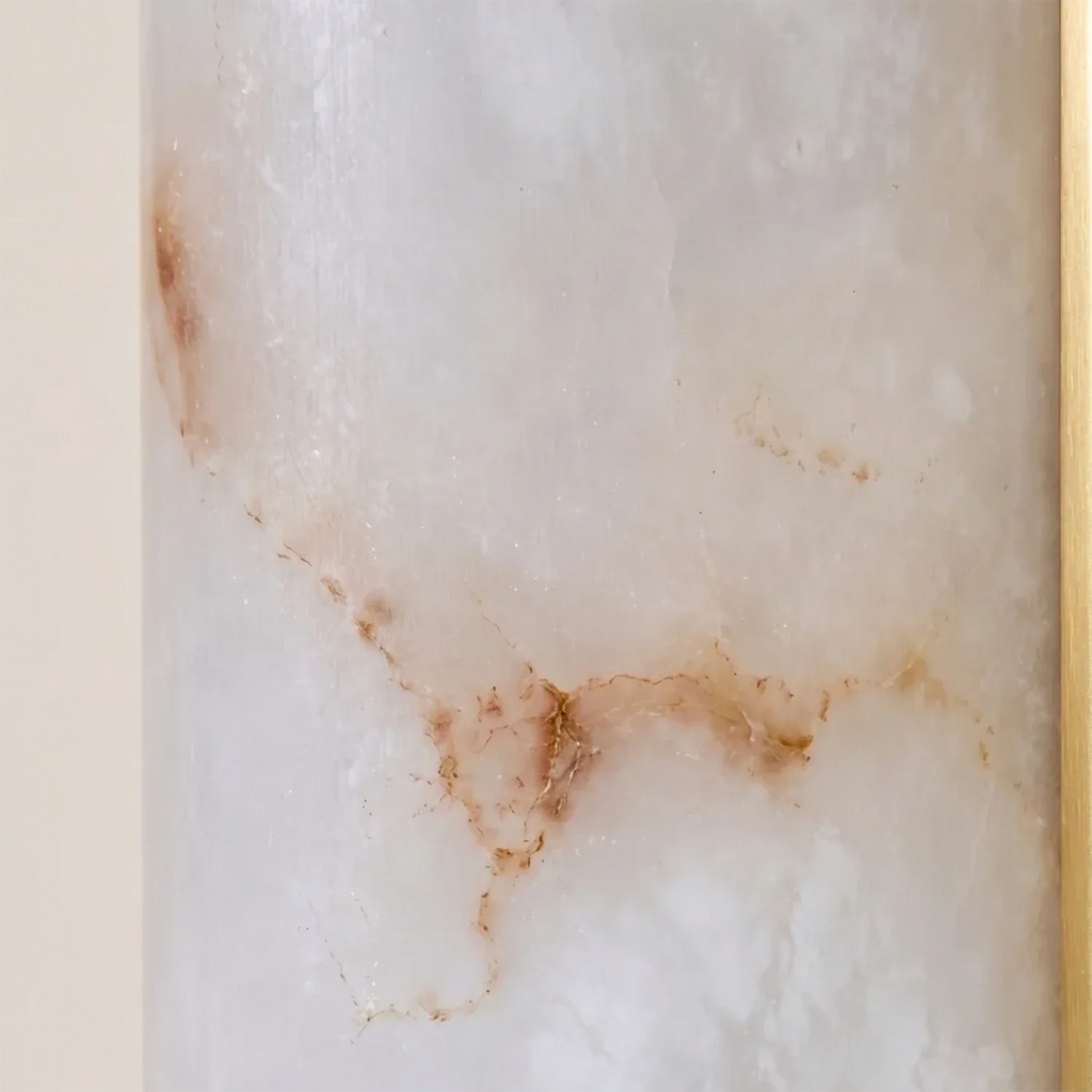 Modern J-Shape Alabaster Wall Sconce | wildoxy