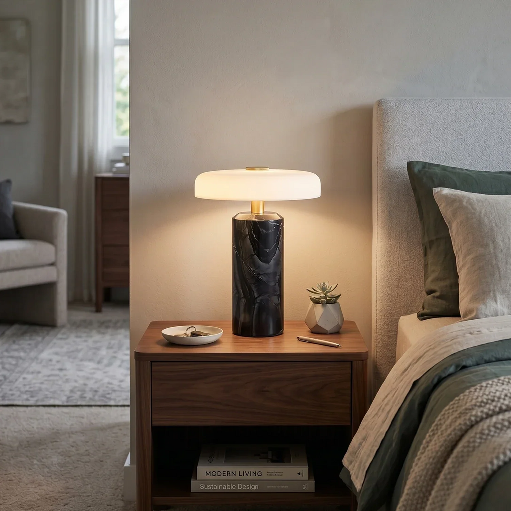Modern Marble Table Lamp | wildoxy
