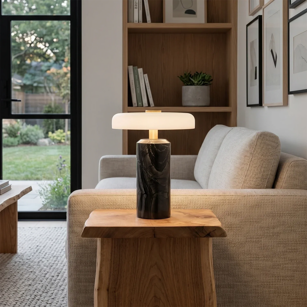 Modern Marble Table Lamp | wildoxy