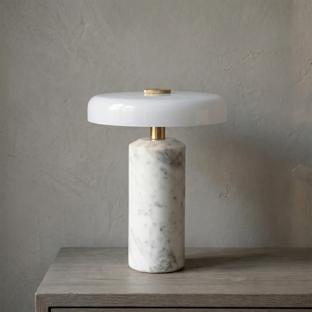 Modern Marble Table Lamp | wildoxy