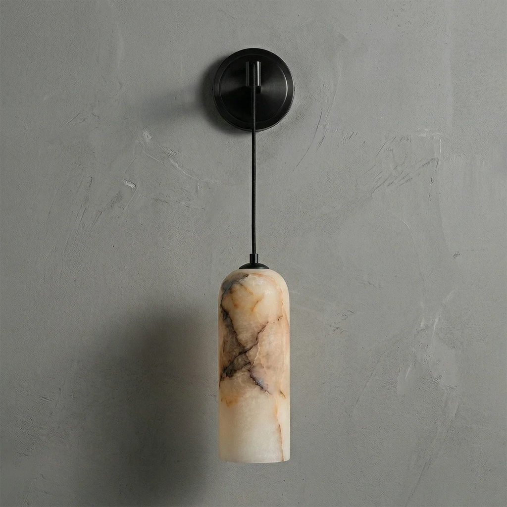 Modern Petra Alabaster Wall Sconce | wildoxy