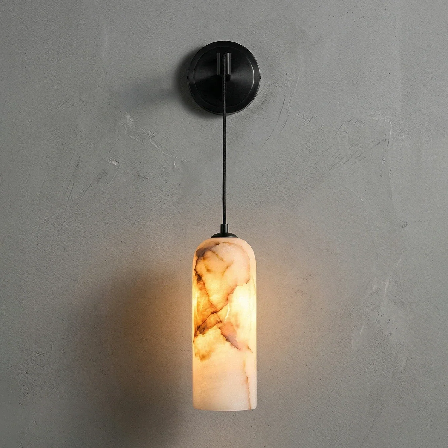 Modern Petra Alabaster Wall Sconce | wildoxy