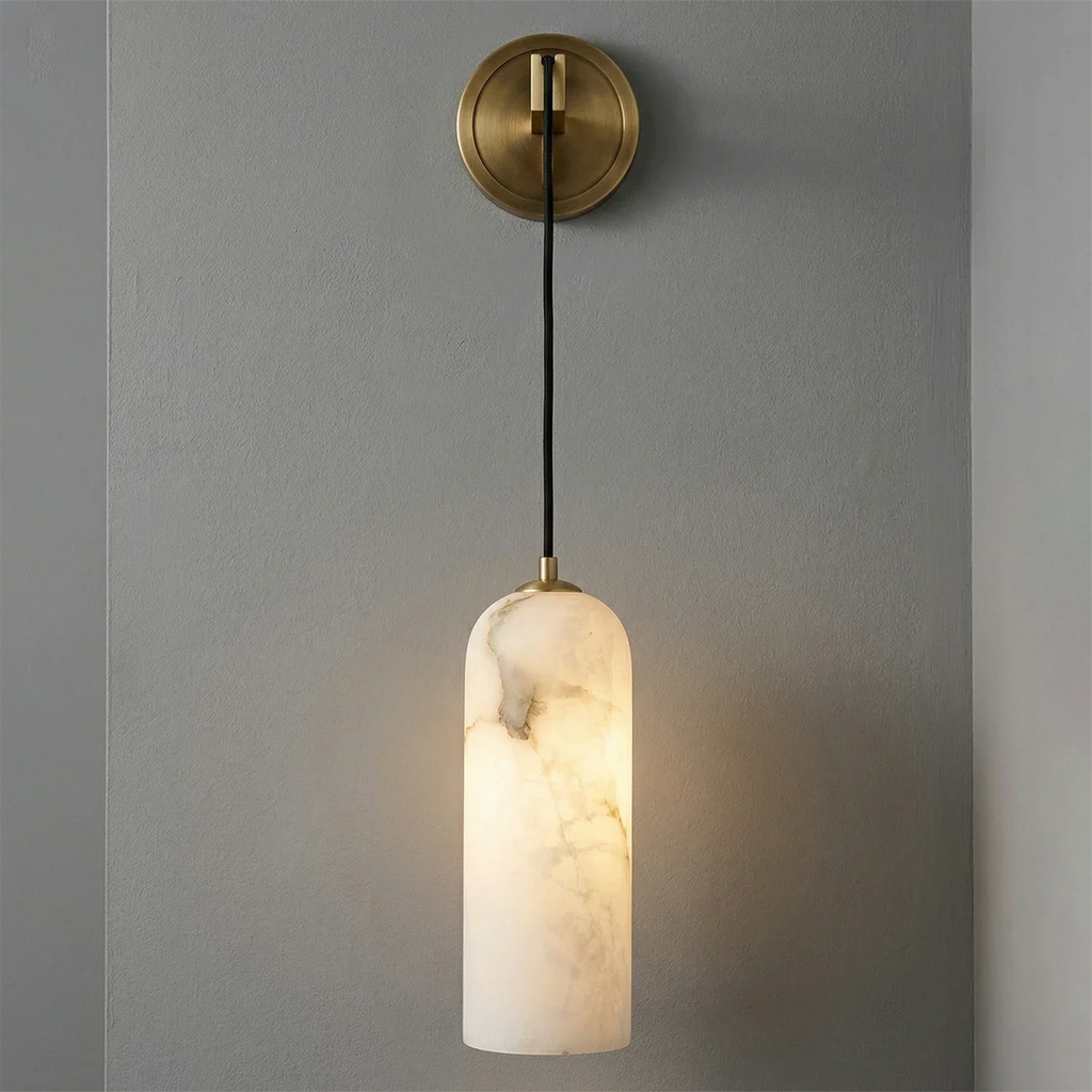 Modern Petra Alabaster Wall Sconce | wildoxy