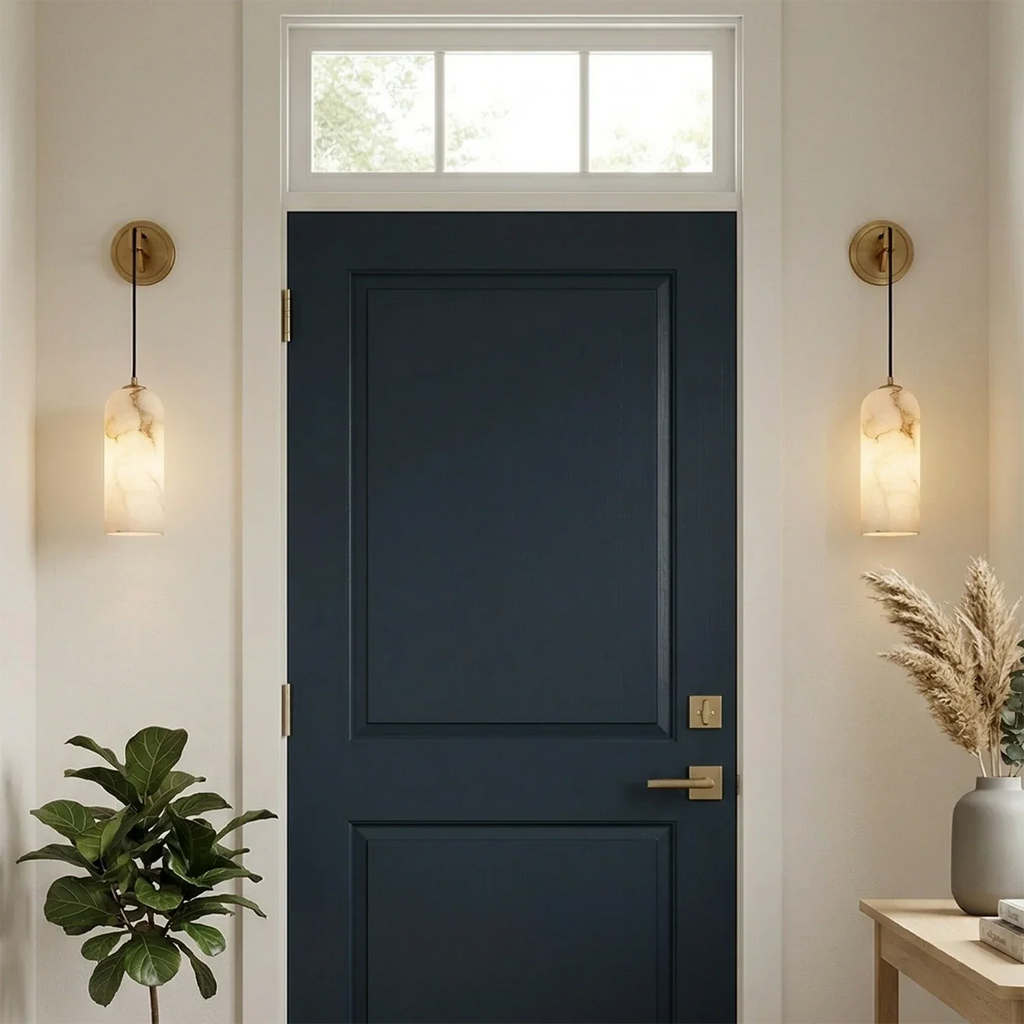 Modern Petra Alabaster Wall Sconce | wildoxy